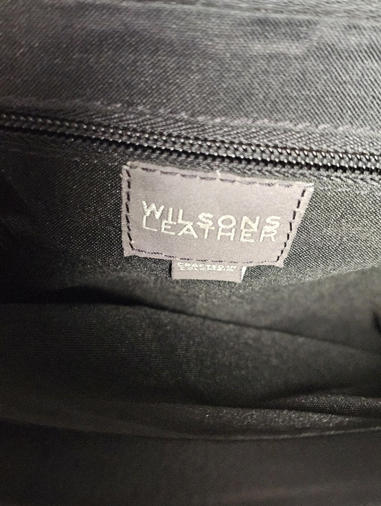 Vintage Wilson Leather Backpack in Black main image 4